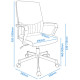 Brooklyn Low Back Faux Leather Chair